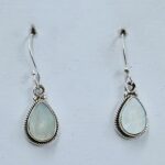 Mother of Pearl 1.25" 925 Sterling Silver Earrings (REXT33-177)