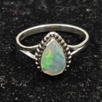 Cut Opal 925 Sterling Silver Ring (REXT89-462)