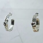 Wild Horse Jasper 925 Sterling Silver Hoop Earring (RS62-356)