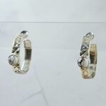 Wild Horse Jasper 925 Sterling Silver Hoop Earring (RS62-357)