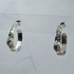 Wild Horse Jasper 925 Sterling Silver Hoop Earring (RS62-358)