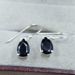Black Onyx 925 Sterling Silver Earring (REXT34-31)