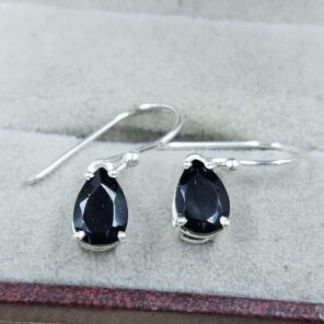 Black Onyx 925 Sterling Silver Earring (REXT34-31)