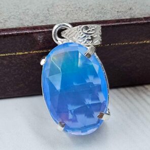 Aurora Opal 925 Sterling Silver Pendant (REXT111-25)