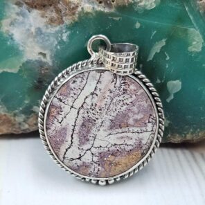 Jasper 925 Sterling Silver Pendant (REXT111-29)