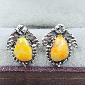 Citrine 925 Sterling Silver Earring (REXT111-20)