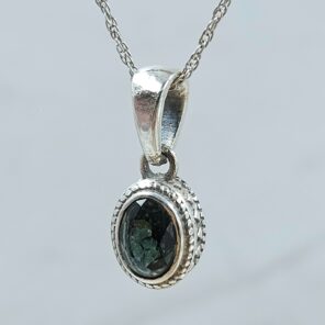 Multi Tourmaline 925 Sterling Silver Pendant (REXT58-129)