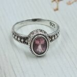 Multi Tourmaline 925 Sterling Silver Ring (REXT58-106)