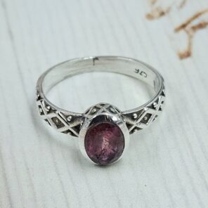 Multi Tourmaline 925 Sterling Silver Ring (REXT58-107)