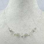 Herkimer Diamond 925 Sterling Silver Necklace (REXT111-44)