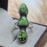Yungai Green Turquoise 925 Sterling Silver Ring (RS5-187)