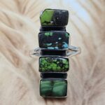 Yungai Green Turquoise 925 Sterling Silver Ring (RS5-182)