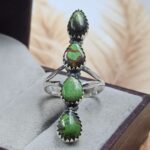 Yungai Green Turquoise 925 Sterling Silver Ring (RS5-181)