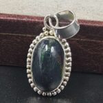 Black Opal 1" 925 Sterling Silver Pendant (REXT79-151)
