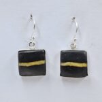 Black Jack Turquoise 925 Sterling Silver Earring (REXT90-135)