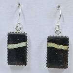 Black Jack Turquoise 925 Sterling Silver Earring (REXT90-138)
