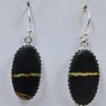 Black Jack Turquoise 925 Sterling Silver Earring (REXT90-128)