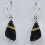 Black Jack Turquoise 925 Sterling Silver Earring (REXT90-146)
