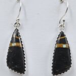 Black Jack Turquoise 925 Sterling Silver Earring (REXT90-141)