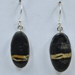 Black Jack Turquoise 925 Sterling Silver Earring (REXT90-129)