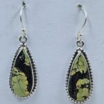 Black Jack Turquoise 925 Sterling Silver Earring (REXT90-154)