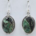 Black Jack Turquoise 925 Sterling Silver Earring (REXT90-164)