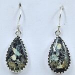 Black Jack Turquoise 925 Sterling Silver Earring (REXT90-155)