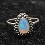 Cut Opal 925 Sterling Silver Ring (REXT89-464)