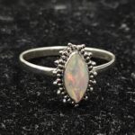 Cut Opal 925 Sterling Silver Ring (REXT89-466)