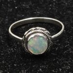 Cut Opal 925 Sterling Silver Ring (REXT89-469)