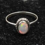 Cut Opal 925 Sterling Silver Ring (REXT89-465)