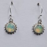 Cut Opal 925 Sterling Silver Earring (REXT89-475)