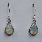 Cut Opal 925 Sterling Silver Earring (REXT89-474)