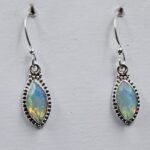 Cut Opal 925 Sterling Silver Earring (REXT89-471)