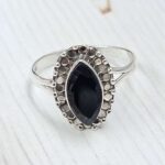 Black Onyx 925 Sterling Silver Ring (RS67-178)