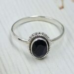 Black Onyx 925 Sterling Silver Ring (RS67-177)
