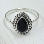 Black Onyx 925 Sterling Silver Ring (RS67-180)