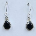 Black Onyx 925 Sterling Silver Earring (RS67-182)