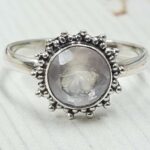 Rose Quartz 925 Sterling Silver Ring (RS24- 181)