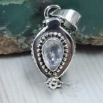 Rainbow Moonstone 925 Sterling Silver Poison Box Pendant (REXT164-87)
