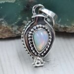 Ethiopian opal 925 Sterling Silver Poison Box Pendant (REXT164-86)