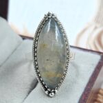 Golden Rutile Size US 7 925 Sterling Silver Ring (REXT165-50)