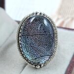 Leaf Size US 9 925 Sterling Silver Ring (REXT165-26)