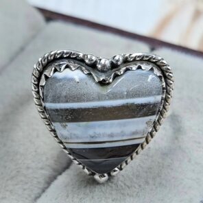 Blue Opal Size US 7 925 Sterling Silver Ring (REXT165-49)