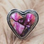 Pink Dahlia Turquoise Size US 9 925 Sterling Silver Ring (REXT49-459)