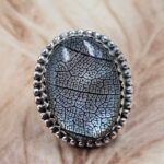 Leaf Size US 6 925 Sterling Silver Ring (REXT25-141)