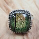 Leaf Size US 7 925 Sterling Silver Ring (REXT25-139)