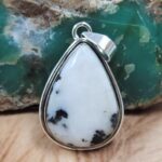 Zebra Jasper 1.75" 925 Sterling Silver Pendant (REXT95-176)