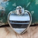 Blue Opal 1.25" 925 Sterling Silver Pendant (REXT95-177)