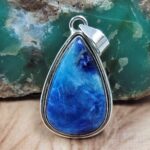 Afghanite 1.75" 925 Sterling Silver Pendant (REXT95-165)